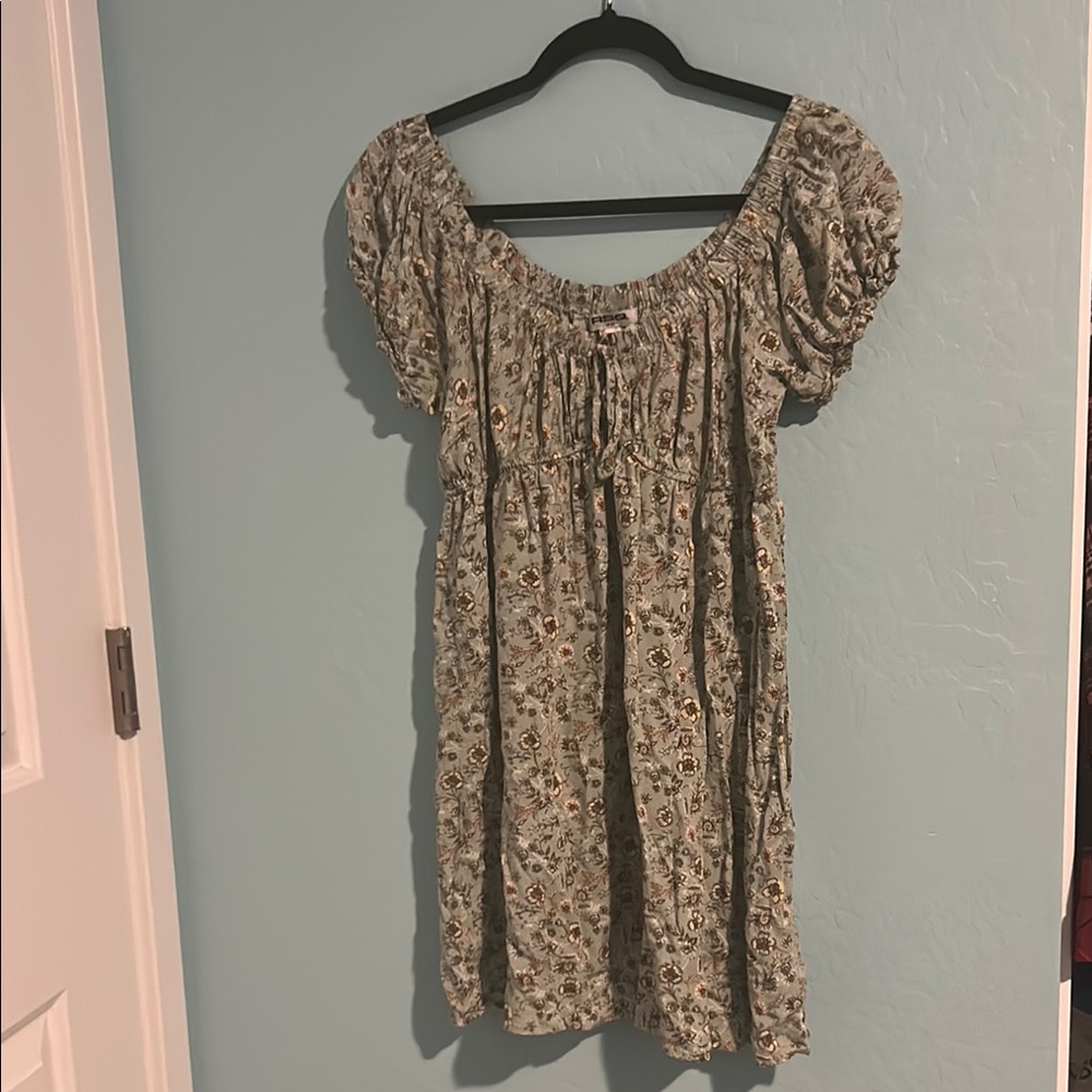 RSQ Green Floral Dress
